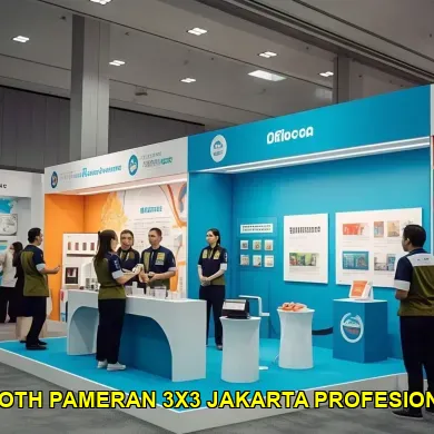 booth pameran 3x3 jakarta profesional